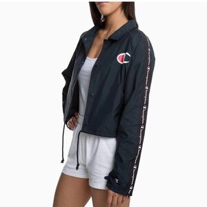 Champion Women's Black Varsity Jacket NWOT